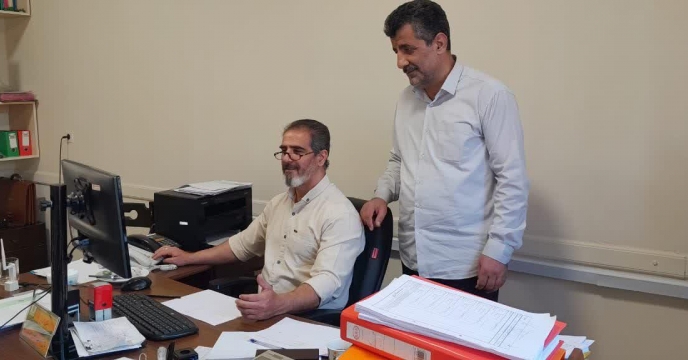 حضور همکاران محترم حسابرسی ستاد از امور مالی  در استان مرکزی  