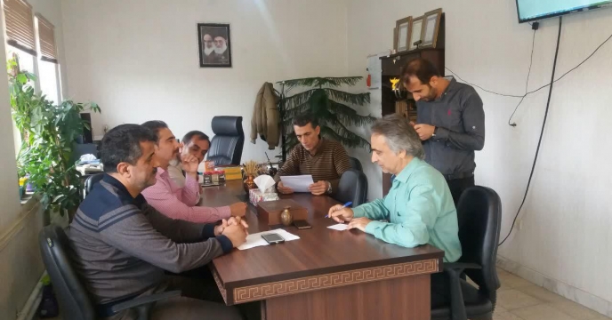 حضور کارشناسان محترم امور مالی و بازرگانی ستاد جهت بازدید از انبارهای کارگزاران کود در استان مرکزی 