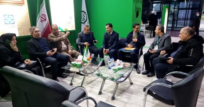 بازدید مدیران سازمان جهادکشاورزی گلستان از غرفه شرکت خدمات حمایتی کشاورزی در نمایشگاه جامع کشاورزی ایران
