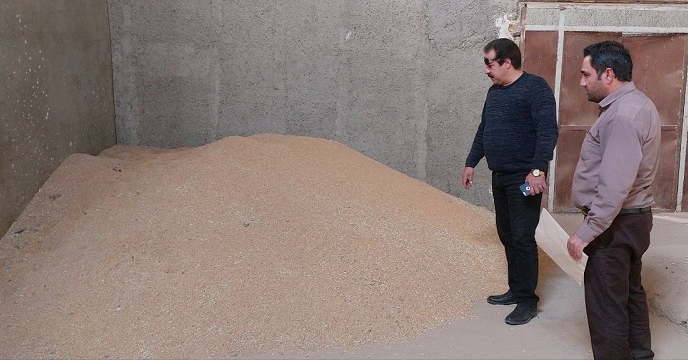 بازدید مسئول بذر شرکت از انبار شهرستان زابل 