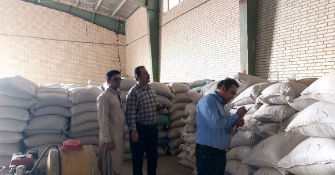 بازدید از انبار سازمانی شهرستان بمپور روز دوشنبه 24آذر ماه سال جاری انجام شد 