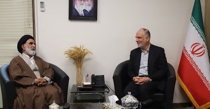 مدیرعامل و اعضای هیئت مدیره شرکت خدمات حمایتی کشاورزی با آیت الله سید حسن ربانی دیدار و گفتگو کرد