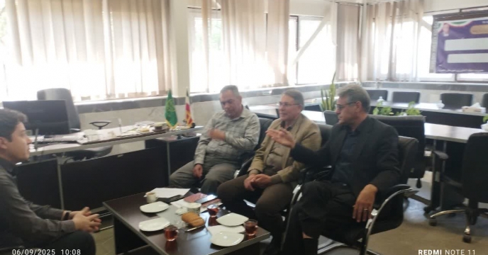 دیدار مدیر شرکت خدمات حمایتی کشاورزی خراسان شمالی با مدیر جهاد کشاورزی شهرستان بجنورد