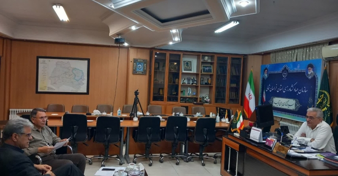 نشست سه جانبه مدیر شرکت خدمات حمایتی کشاورزی خراسان شمالی با رئیس سازمان جهاد و معاون تولیدات گیاهی استان