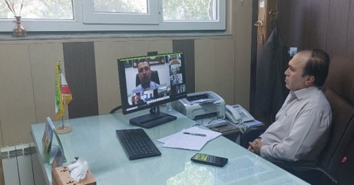 حضور مدیر شرکت خدمات حمایتی کشاورزی استان زنجان در جلسه وبیناری تامین و تدارک کود اوره 