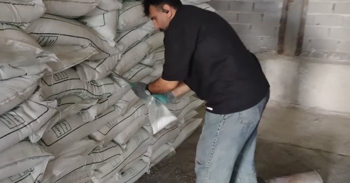 توزیع 1200 تن کود سولفات پتاسیم گرانوله املاح معدنی ایران در مازندران