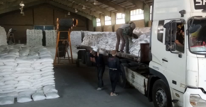 تأمین ۲۰۰ تن کود سولفات پتاسیم پودری در انبار سازمانی شرکت خدمات حمایتی کشاورزی خراسان شمالی ؛ گامی مؤثر در جهت تسریع توزیع و ارتقاء کمی و کیفی محصولات کشاورزی