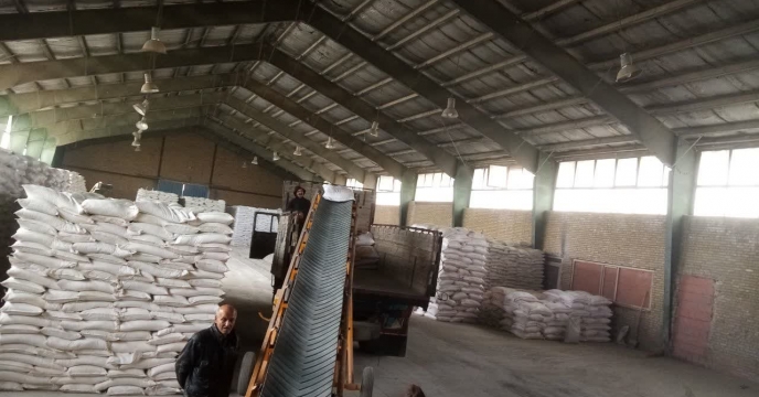ارسال10تن کود شیمیایی کلرور پتاسیم جهت توزیع بین کارگزاران شهرستان فاروج 