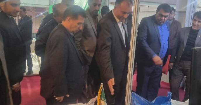 بازدید رئیس سازمان جهاد کشاورزی آذربایجان غربی از غرفه شرکت خدمات حمایتی کشاورزی در شانزدهمین نمایشگاه تخصصی کشاورزی
