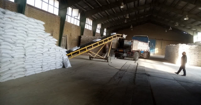 ارسال 10 تن کود شیمیایی کلرور پتاسیم به کارگزاری های شهرستان بجنورد