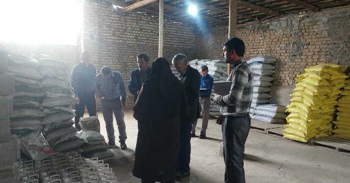 رصد و پایش مواد کودی از کارگزاری های شهرستان بجنورد 