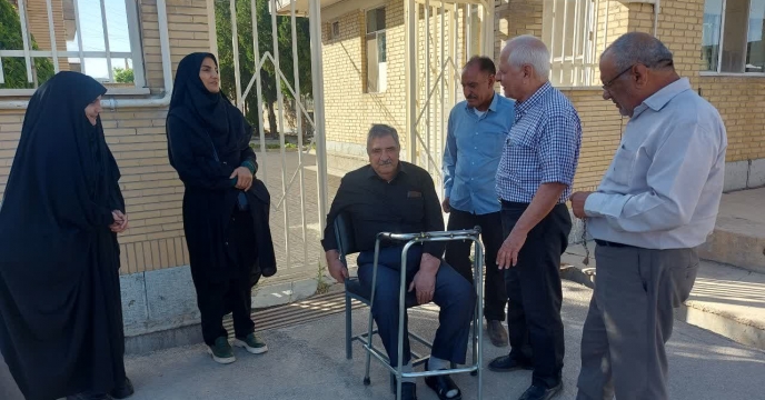 تجلیل از همکاران جانباز و باز نشسته شرکت خدمات حمایتی کشاورزی استان چهار محال و بختیاری به مناسبت هفته جهاد کشاورزی