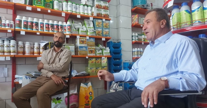 بازدید از کارگزاری توزیع کود در شهرستان لردگان و نظارت بر روند توزیع کودهای یارانه ای 