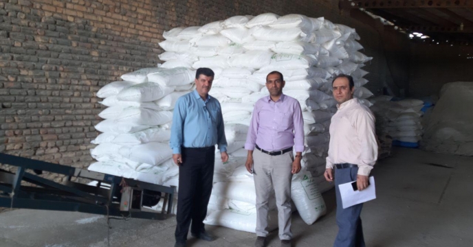 بازدید دوره ای مدیر شرکت خدمات حمایتی کشاورزی از انبار کارگزاری ها شهرستان کردکوی گلستان