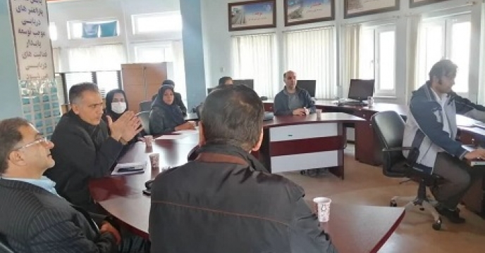 77 مورد حضور در جلسه اداره کل هواشناسی استان گلستان