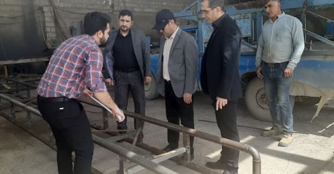   بازدید جمی  از روسای  ادارات  شرکت خدمات حمایتی کشاورزی  استان گلستان از شرکت تراز سازه زنده رود اصفهان