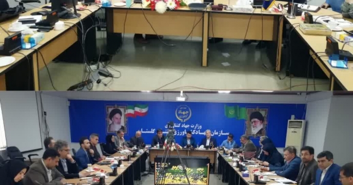 جلسه ستاد فنی سازمان جهاد کشاورزی استان گلستان