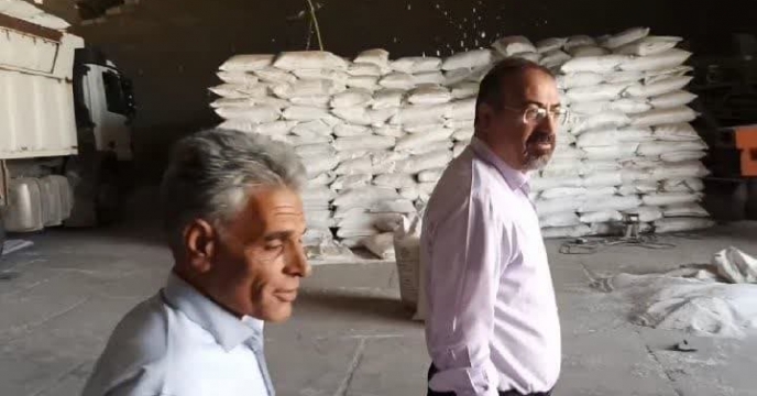 بازدید مدیر شرکت خدمات حمایتی کشاورزی استان کرمان از انبار سازمانی شهرستان ارزوئیه 