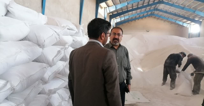 بازدید و نظارت مدیر شرکت از عملیات توزیع کود اوره در استان کرمان