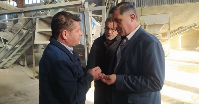 بازدید مدیر شرکت خدمات حمایتی کشاورزی استان آذربایجان شرقی از کارگاه تولیدی آلکان