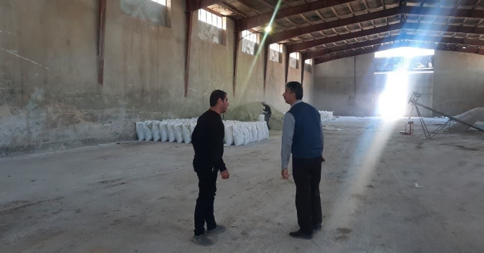 بازدید مدیر شرکت خدمات حمایتی کشاورزی استان ایلام از انبار سازمانی مهران