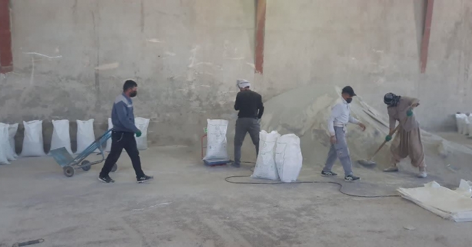 بازدید مسئول کودو سم شرکت خدمات حمایتی کشاورزی استان ایلام از انبار سازمانی مهران