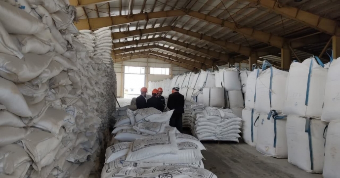 بازدید از پتروشیمی ارومیه توسط  رئیس اداره بازرگانی شرکت خدمات حمایتی کشاورزی استان آذربایجان غربی