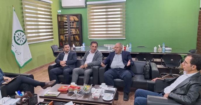 جلسه سرپرست شرکت خدمات حمایتی کشاورزی استان گلستان با جمعی از کارگزاران کود