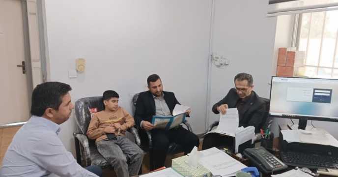 بازدید سرپرست شرکت خدمات حمایتی کشاورزی استان گلستان به اتفاق تیم همراه از  مرکز خرید بذر گندم در انبار قرق