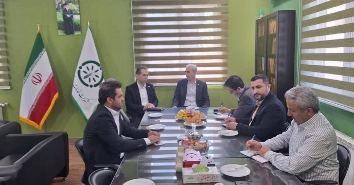 نشست مشترک مدیر شرکت خدمات حمایتی کشاورزی استان گلستان با نمایندگان بیمه نوین‌کشور