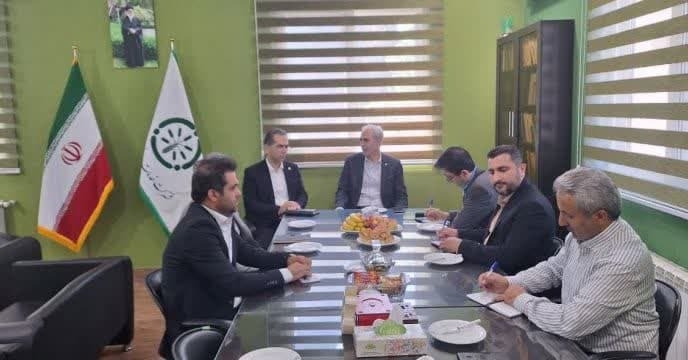نشست مشترک مدیر شرکت خدمات حمایتی کشاورزی استان گلستان با نمایندگان بیمه نوین‌کشور
