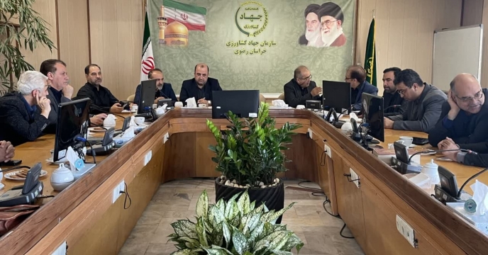حضور مدیران و مسئولین کشاورزی استان خراسان رضوی به صورت وبینار در جلسه امنیت غذایی کشور