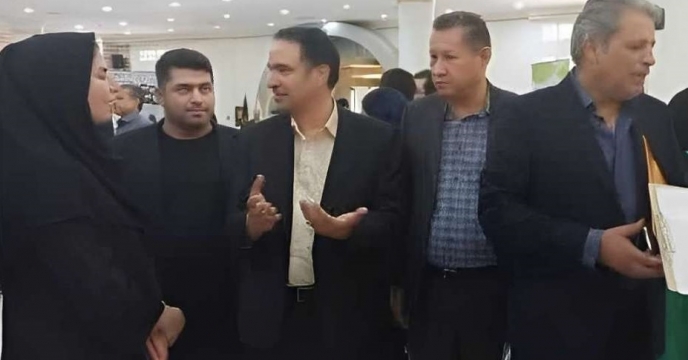 حضور مدیر جهاد کشاورزی شهرستان طرقبه‌ شاندیز به همراه معاون فنی در هفتمین همایش آموزشی، ترویجی و معرفی سبد محصولات کودی شرکت خدمات حمایتی کشاورزی