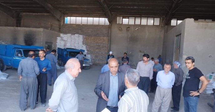 پایش و نظارت مستمر بر عملکرد کارگزاران شهرستان دهگلان توسط  شرکت خدمات حمایتی کشاورزی استان کردستان