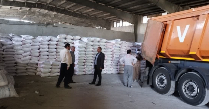 بازدید اکیپ پایش استان کردستان از انبار کارگزاران شهرستان دهگلان