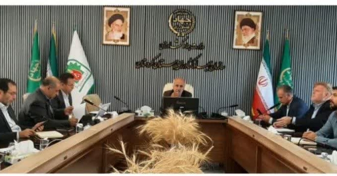 حضور مدیر شرکت خدمات حمایتی کشاورزی استان کردستان در جلسه تامین و توزیع کود استان