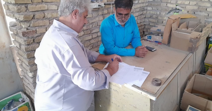 بازدید گروه پایش از کارگزاران شهرستان اشکذر به منظور بررسی وضعیت توزیع کودهای کشاورزی