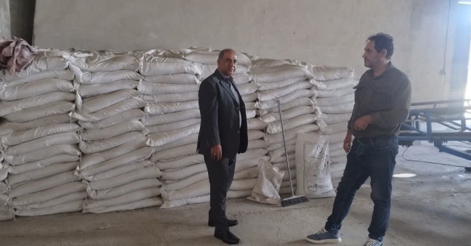 بازدید مدیر شرکت خدمات حمایتی کشاورزی استان کردستان از انبار سازمانی شهرستان بیجار