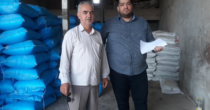 بازدید از مرکز توزیع کودیارانه ی شاپور شریف نیا در شهرستان آق قلا