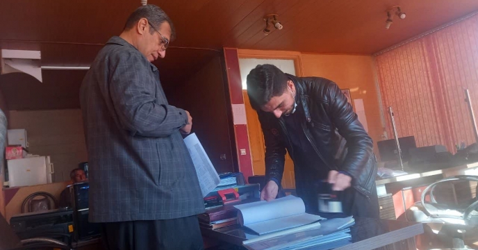 بازدیدسرزده اکیپ پایش استان ازانبارکارگزاری تعاون روستایی شهرستان شویشه 