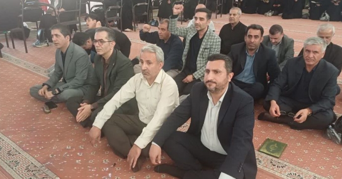 حضور مدیر و کارکنان شرکت خدمات حمایتی کشاورزی گلستان در سوگواره شهادت رهبر انقلاب