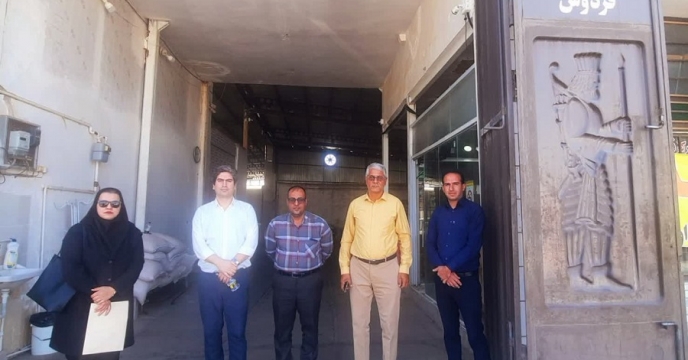 بازدید کار گروه پایش استان از انبار کارگزاری آقای اولادی