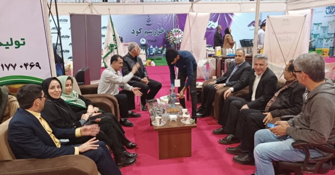 حضور چشمگیر بازدیدکنندگان از غرفه شرکت خدمات حمایتی کشاورزی استان گلستان