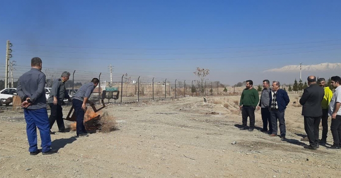 برگزاری مانور آمادگی نیروهای حفاظتی شرکت خدمات حمایتی کشاورزی استان تهران در شرایط پدافند غیر عامل