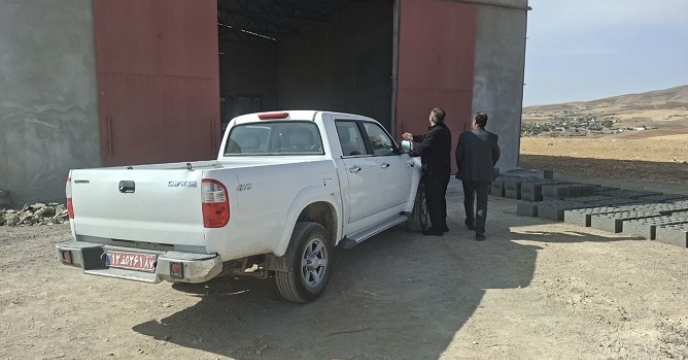 بازدید از امکانات متقاضی اخذ مجوز انبار فرعی کارگزاری کود در استان زنجان 