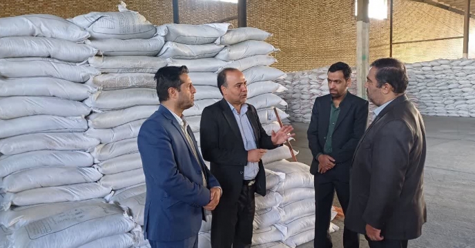 بازدید جناب آقای مهندس سلیمی مشاور معاونت فنی و کنترل کیفی از انبارهای سازمانی استان سمنان