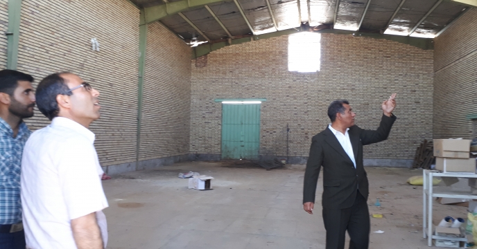 بازدید از انبار متقاضی کارگزاری جدید در شهرستان سرایان