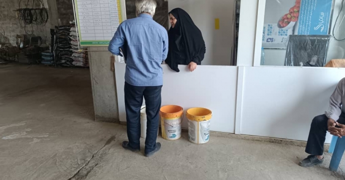 پایش حضوری از کارگزاری سرخی