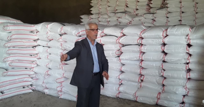 بازدید میدانی مدیر شرکت خدمات حمایتی کشاورزی  لرستان از انبارهای ذخیره سراب چنگایی  شهرستان خرم آباد