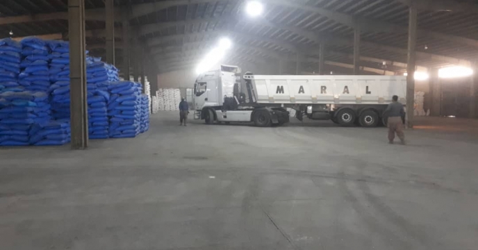 تأمین و حمل 168 تن کود شیمیایی سوپرفسفات تریپل از بندر امام به استان آذربایجان غربی